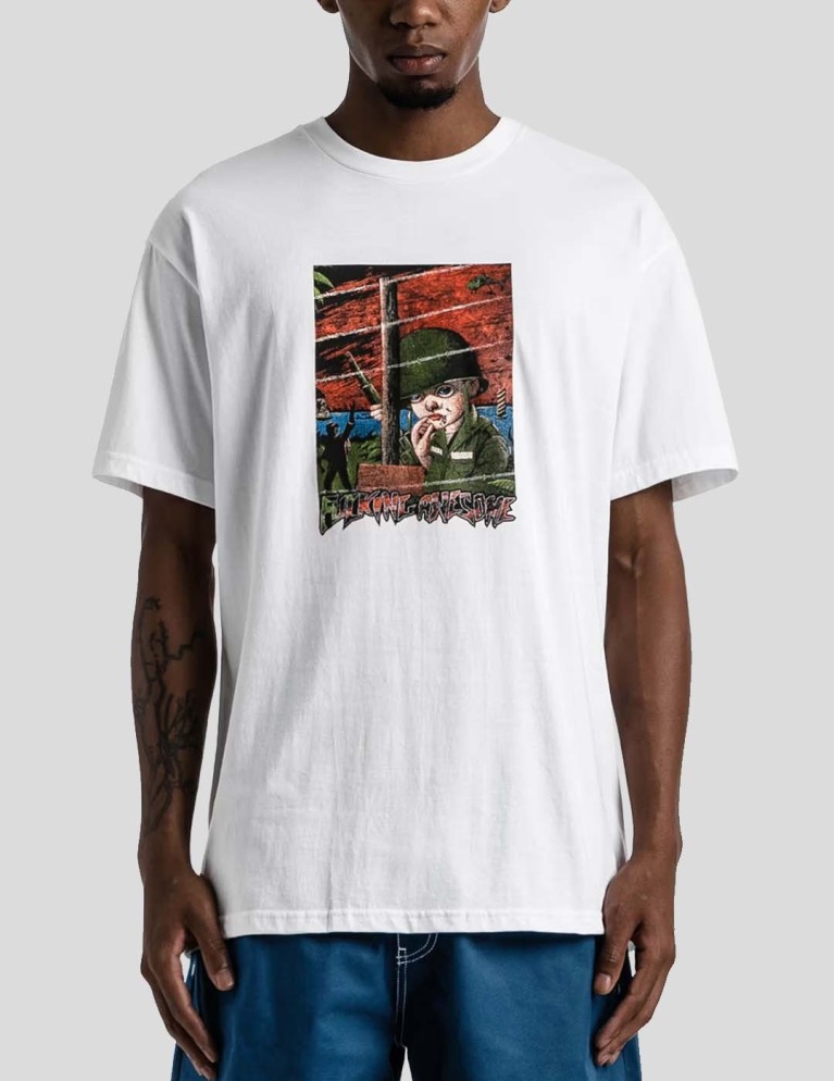 FUCKING AWESOME recovery tee white